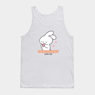 Cute Rabbit: Some Bunny Loves You Tank Top